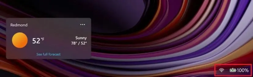 微軟發(fā)布Win11 Dev/Beta 26xxx.5761預(yù)覽版:安卓/PC無(wú)縫接力 Lock Screen new battery icon