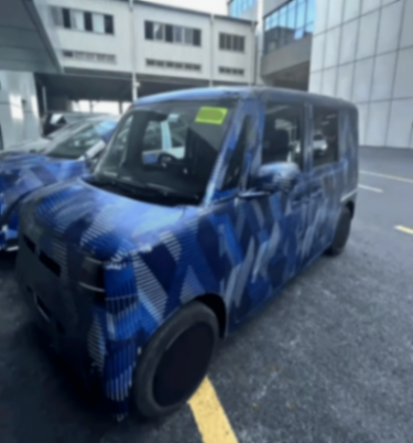 比亞迪K-Car實車圖!活似一個”剁椒魚頭”,二排為側(cè)滑門,10月發(fā)布