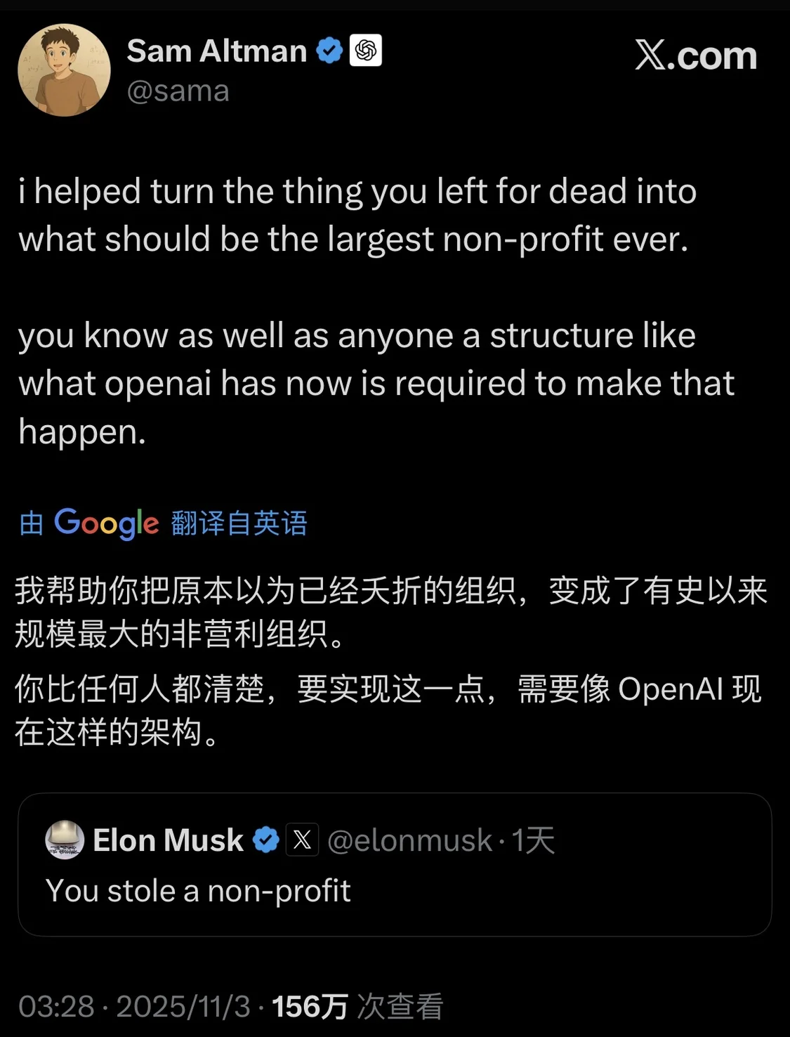 奧爾特曼和馬斯克“吵起來了”,OpenAI曾被批“成功率為0% ”