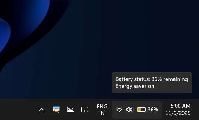 耗時(shí)1.5年開發(fā),微軟Win11電池圖標(biāo)現(xiàn)已支持紅綠橙三色狀態(tài)顯示